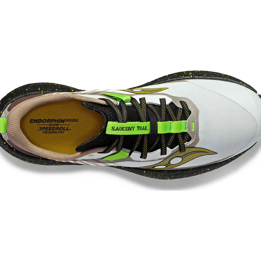 Saucony Heren Endorphin Edge Fog / Black|Heren Trail Running