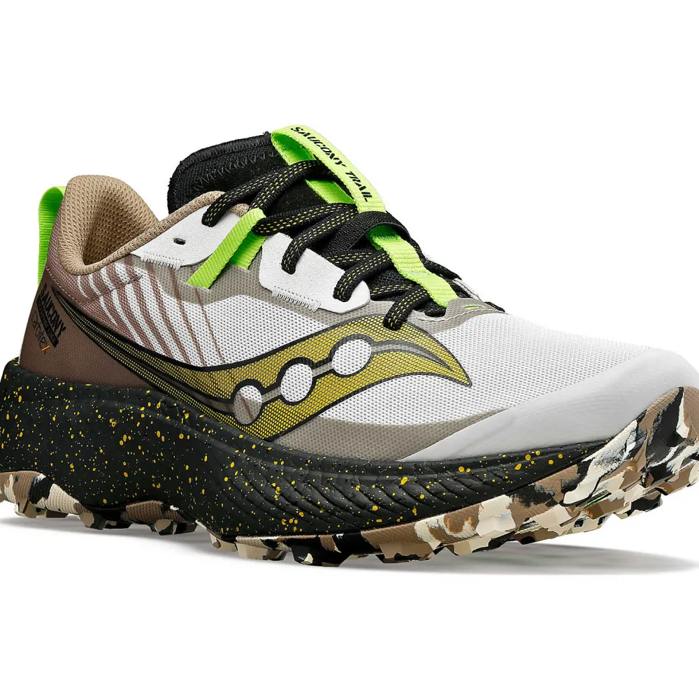 Saucony Heren Endorphin Edge Fog / Black|Heren Trail Running