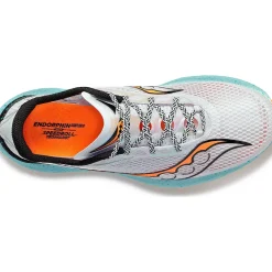 Saucony Heren Endorphin Pro 3 Fog / Viziorange|Heren Neutraal