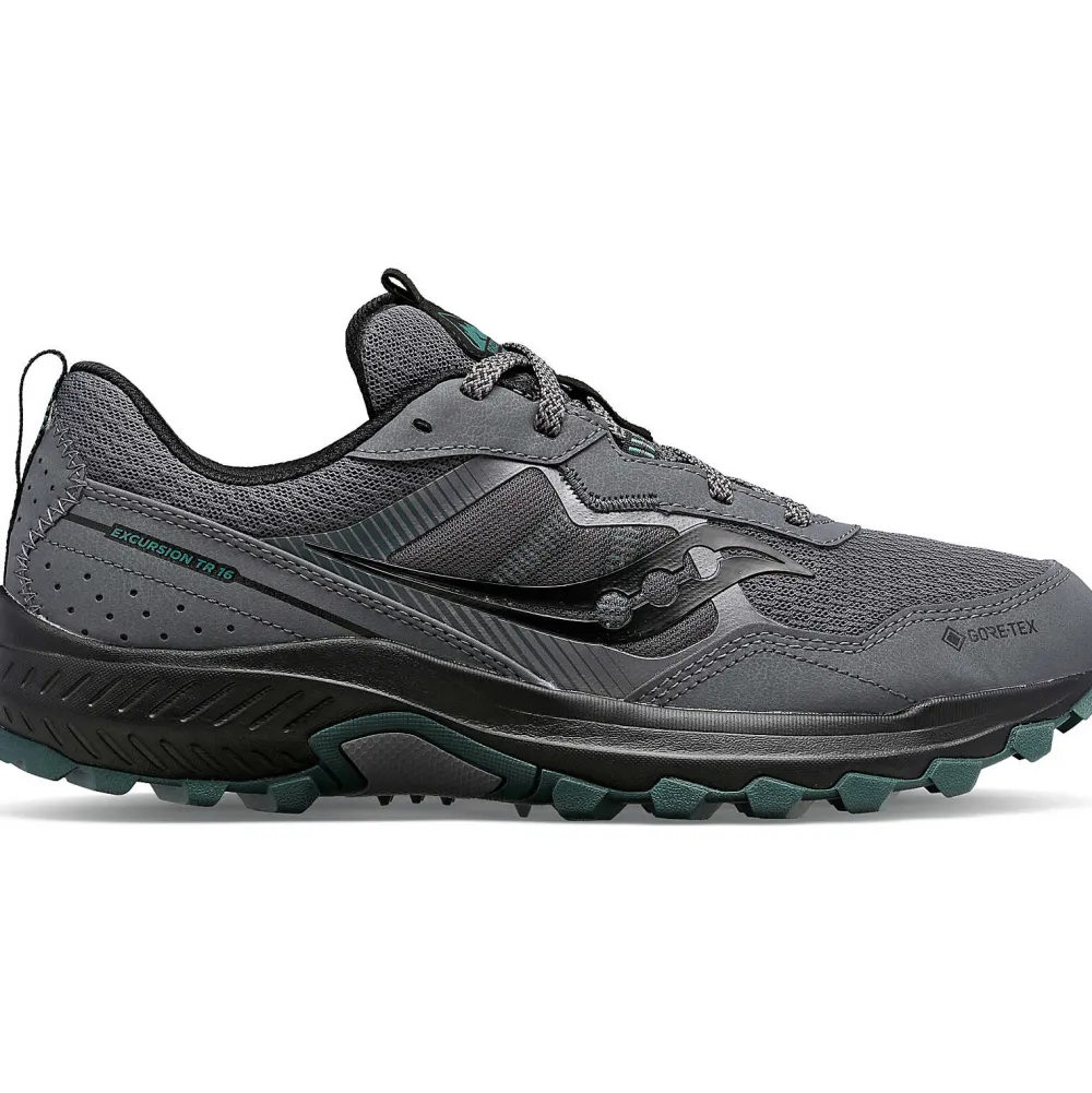Saucony Heren Excursion Tr16 Gtx Shadow / Forest|Heren Trail Running