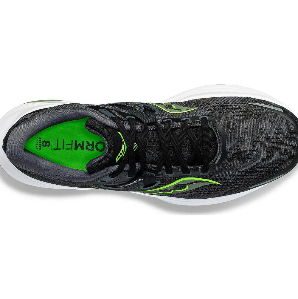 Saucony Heren Guide 16 Black / Glade|Heren Stabiliteit