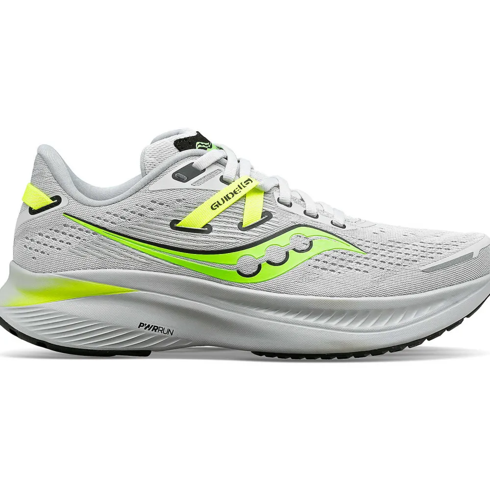 Saucony Heren Guide 16 Fog / Slime|Heren Stabiliteit