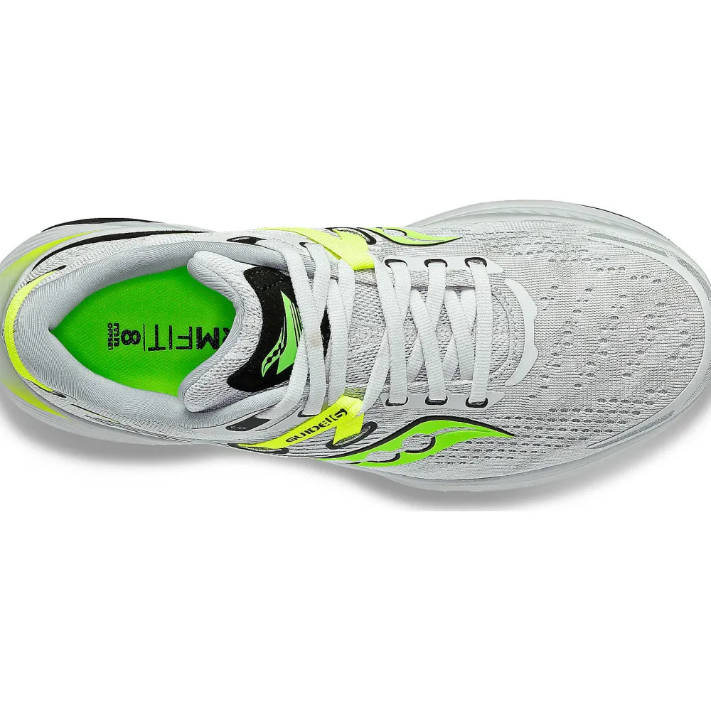 Saucony Heren Guide 16 Fog / Slime|Heren Stabiliteit