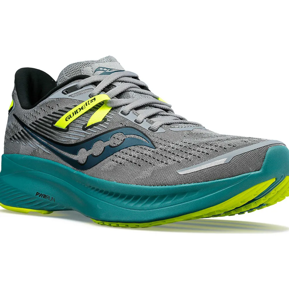 Saucony Heren Guide 16 Fossil / Moss|Heren Stabiliteit