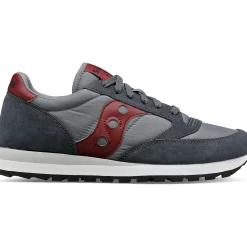 Saucony Heren Jazz Original Grey / Dark Red|Heren Jazz