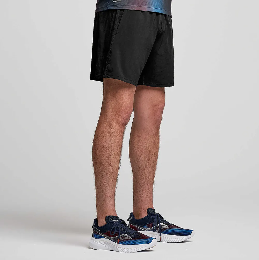 Saucony Heren Outpace 5" Short Black|Heren Tights And Shorts