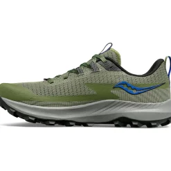 Saucony Heren Peregrine 13 Glade / Black|Heren Trail Running