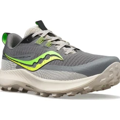 Saucony Heren Peregrine 13 Gravel / Slime|Heren Trail Running