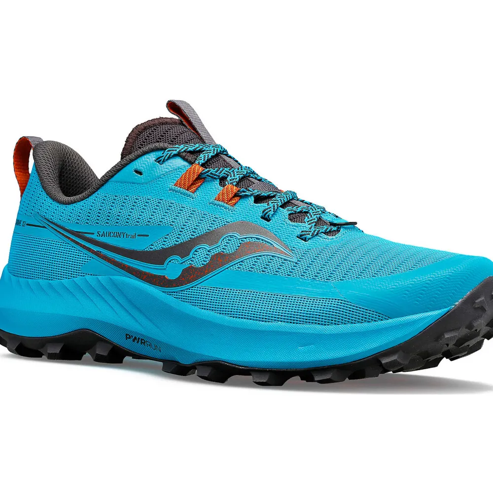 Saucony Heren Peregrine 13 Agave / Basalt|Heren Trail Running