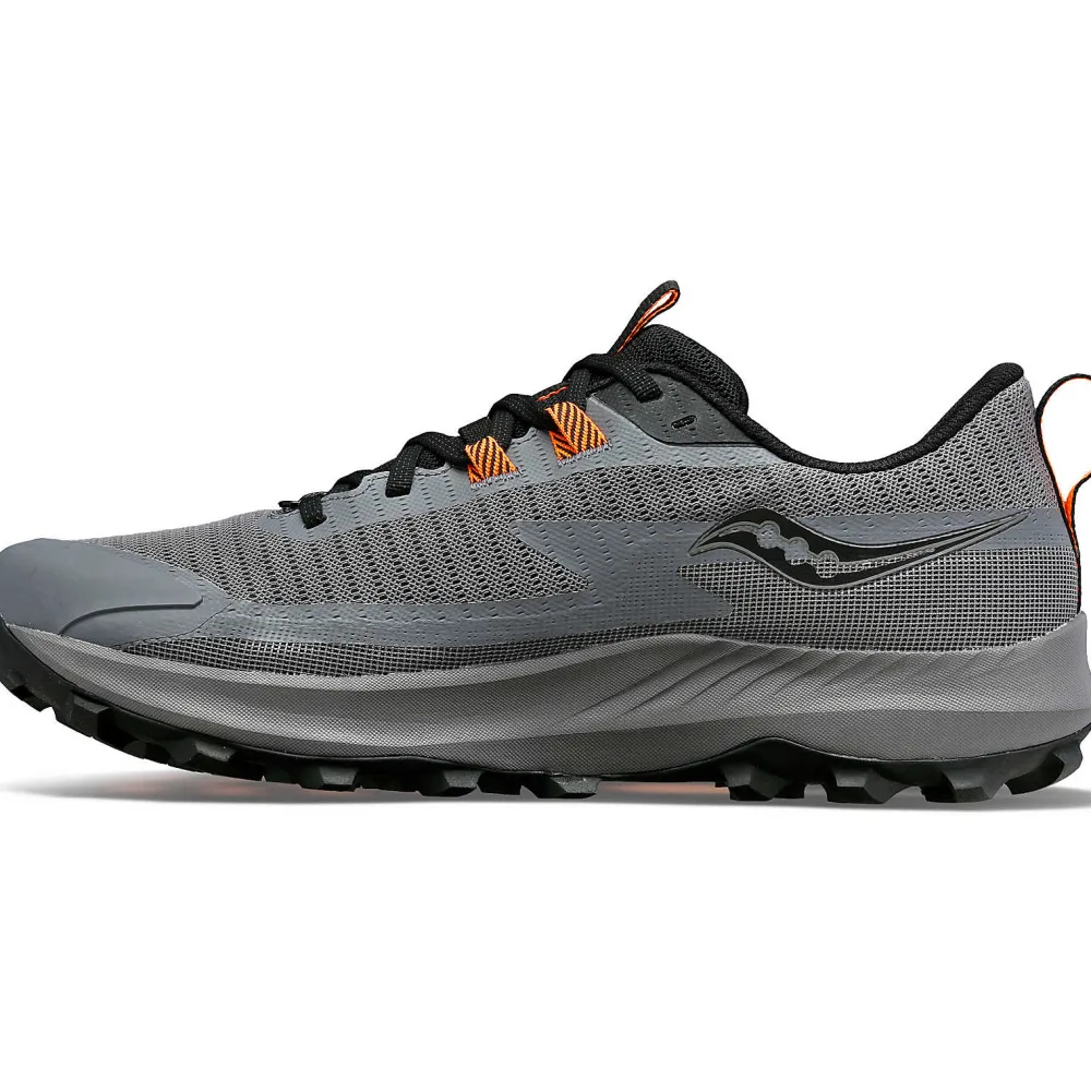 Saucony Heren Peregrine 13 Gtx Gravel / Black|Heren Trail Running