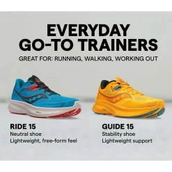 Saucony Heren Ride 15 Tr Fog / Twilight|Heren Trail Running