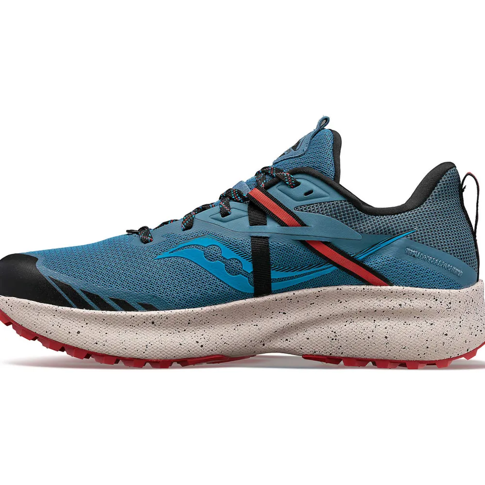 Saucony Heren Ride 15 Tr Deep Sea / Lava|Heren Trail Running