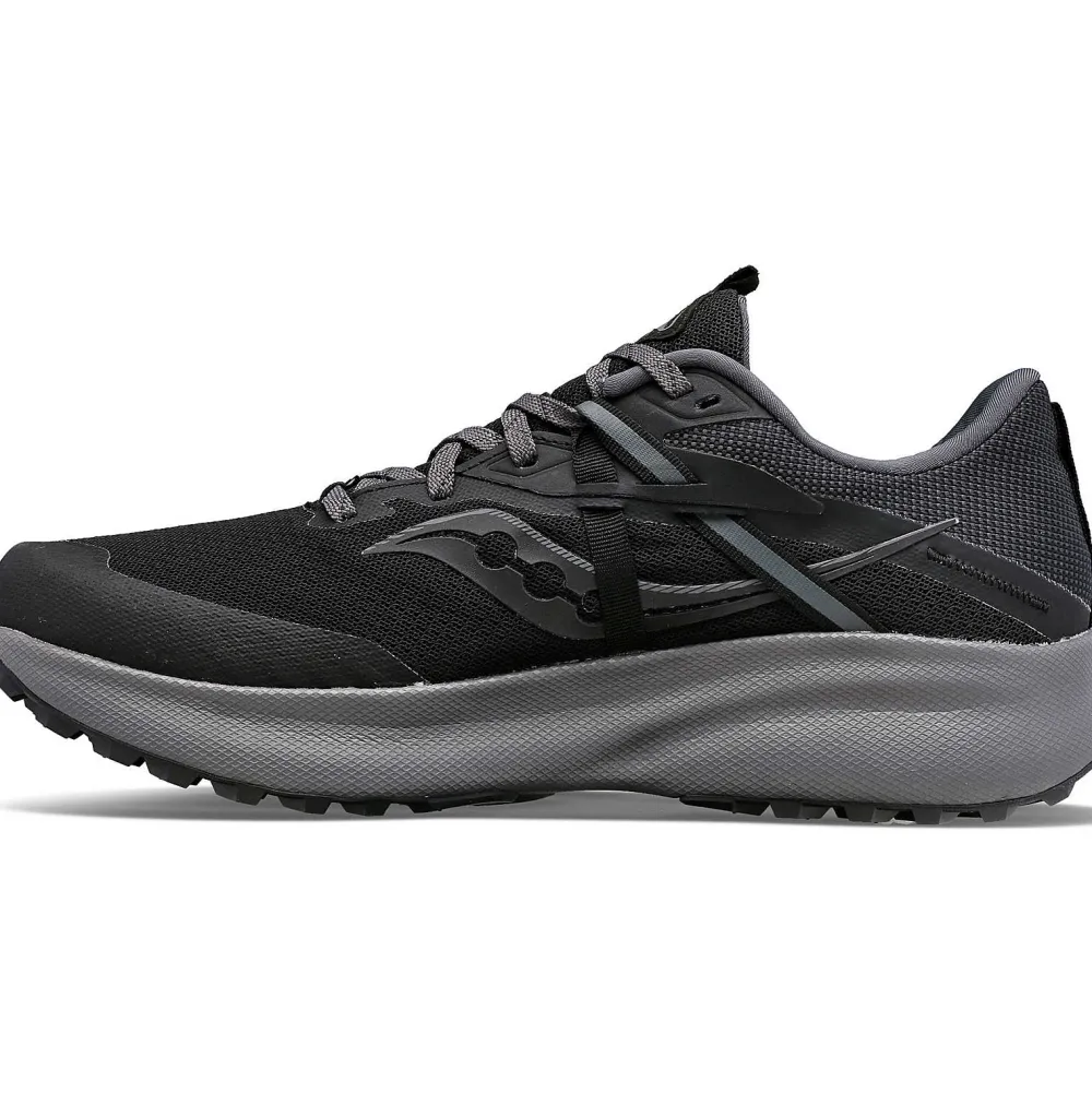 Saucony Heren Ride 15 Tr Gtx Black / Charcoal|Heren Trail Running
