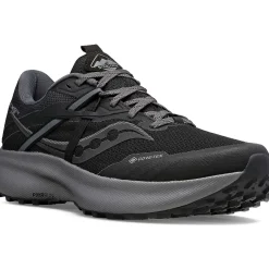 Saucony Heren Ride 15 Tr Gtx Black / Charcoal|Heren Trail Running