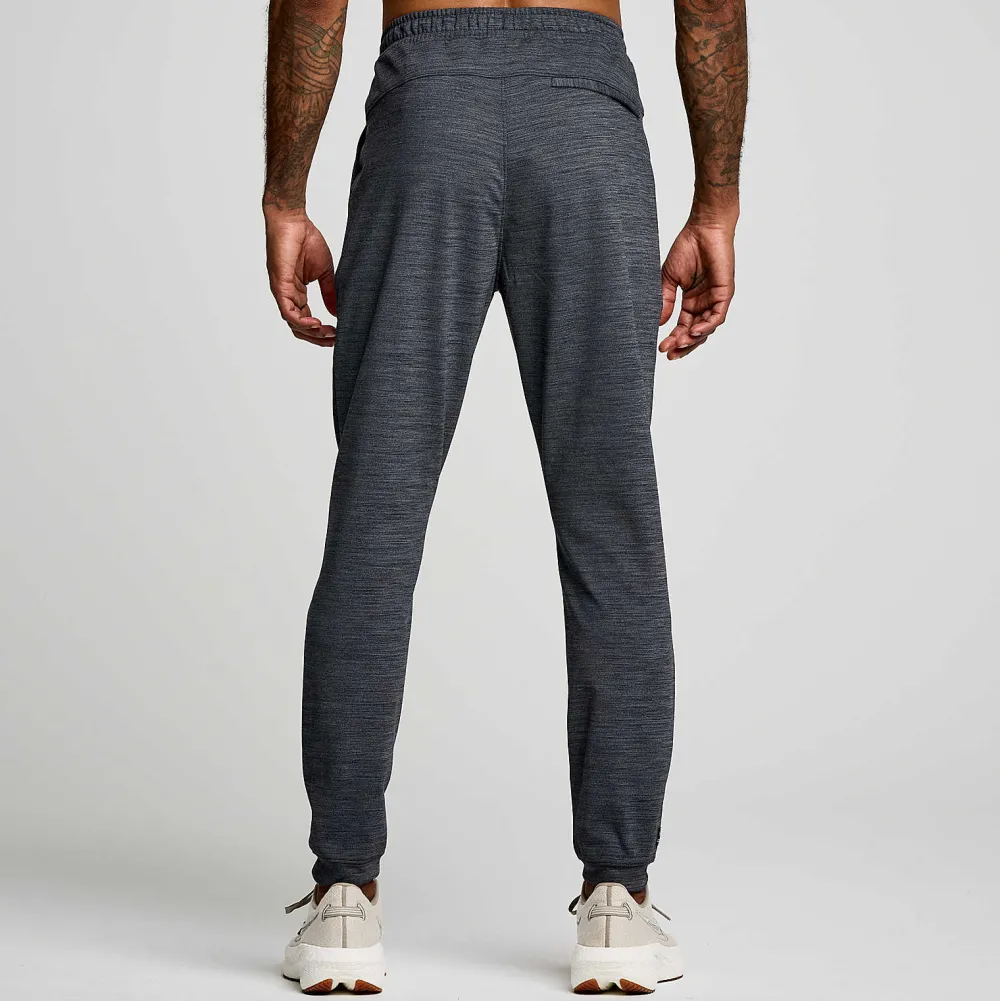 Saucony Heren Solstice Jogger Black Heather|Heren Tights And Shorts