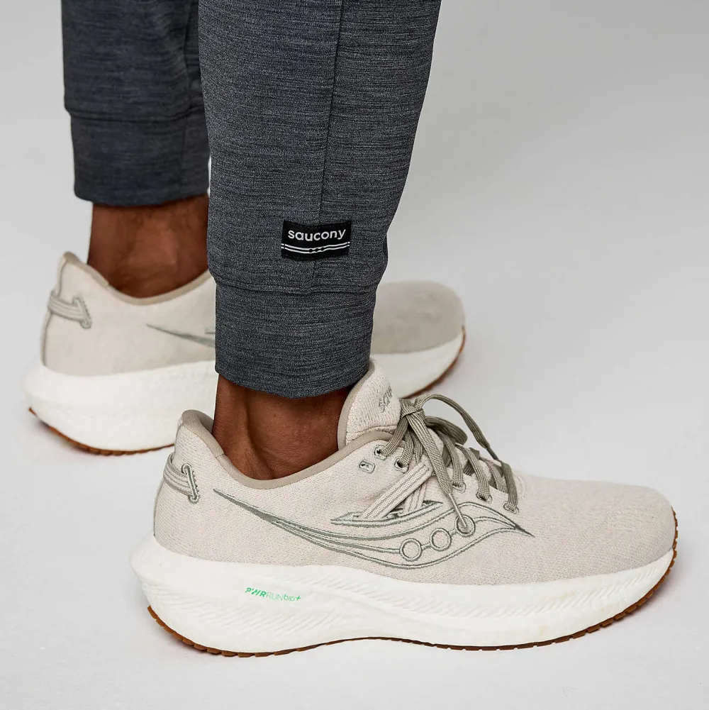 Saucony Heren Solstice Jogger Black Heather|Heren Tights And Shorts