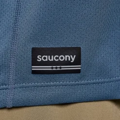 Saucony Heren Stopwatch Long Sleeve Murk|Heren Tops
