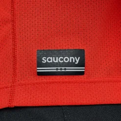 Saucony Heren Stopwatch Long Sleeve Infrared|Heren Tops