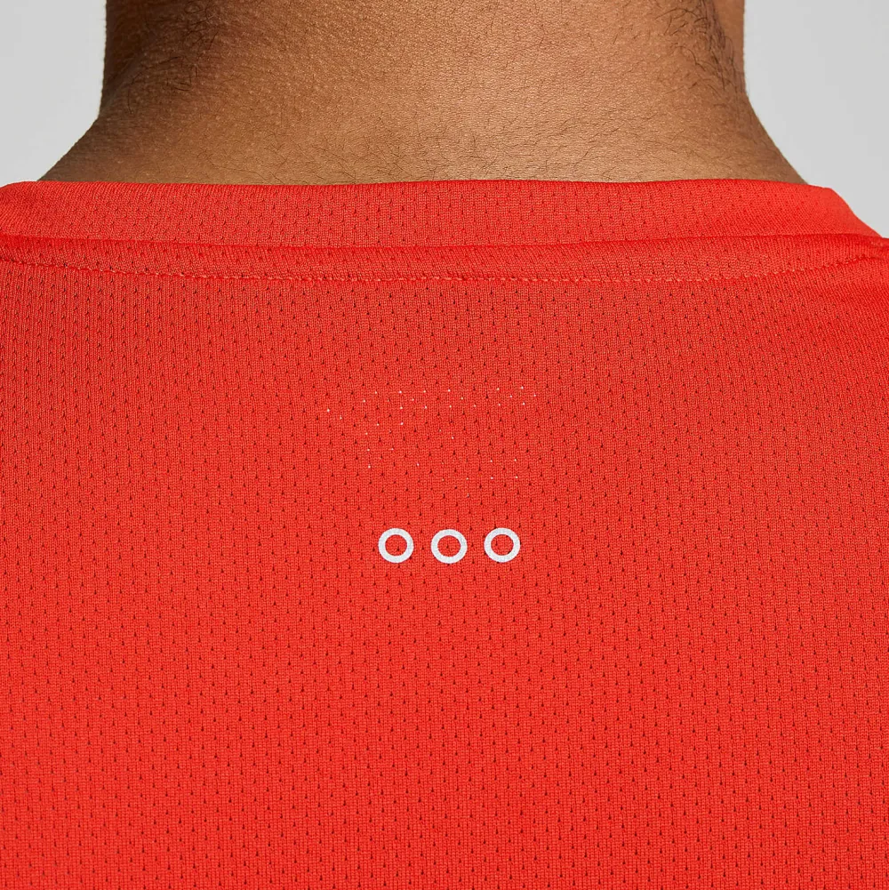 Saucony Heren Stopwatch Long Sleeve Infrared|Heren Tops