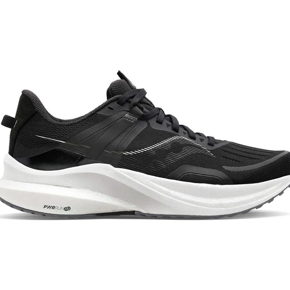 Saucony Heren Tempus Black / Fog|Heren Stabiliteit