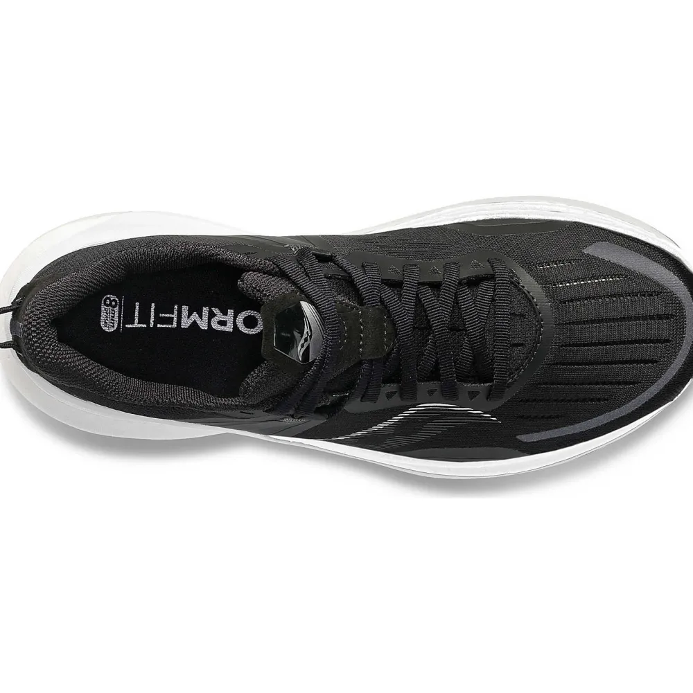 Saucony Heren Tempus Black / Fog|Heren Stabiliteit
