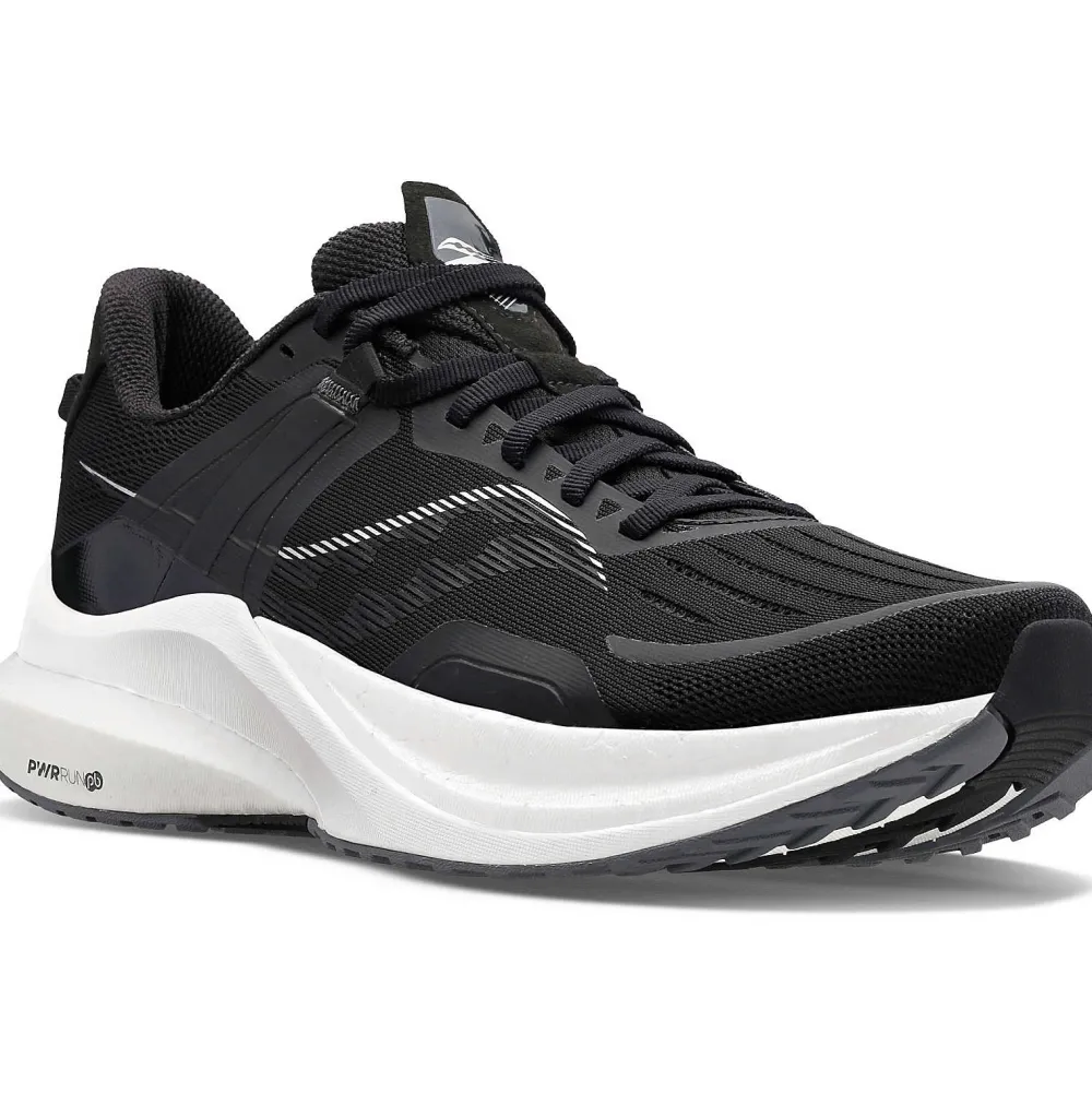 Saucony Heren Tempus Black / Fog|Heren Stabiliteit