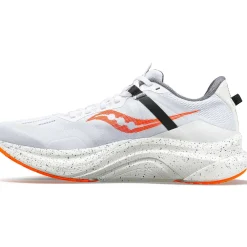 Saucony Heren Tempus White / Viziorange|Heren Stabiliteit