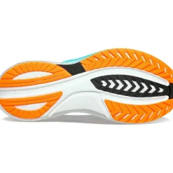 Saucony Heren Tempus White / Viziorange|Heren Stabiliteit