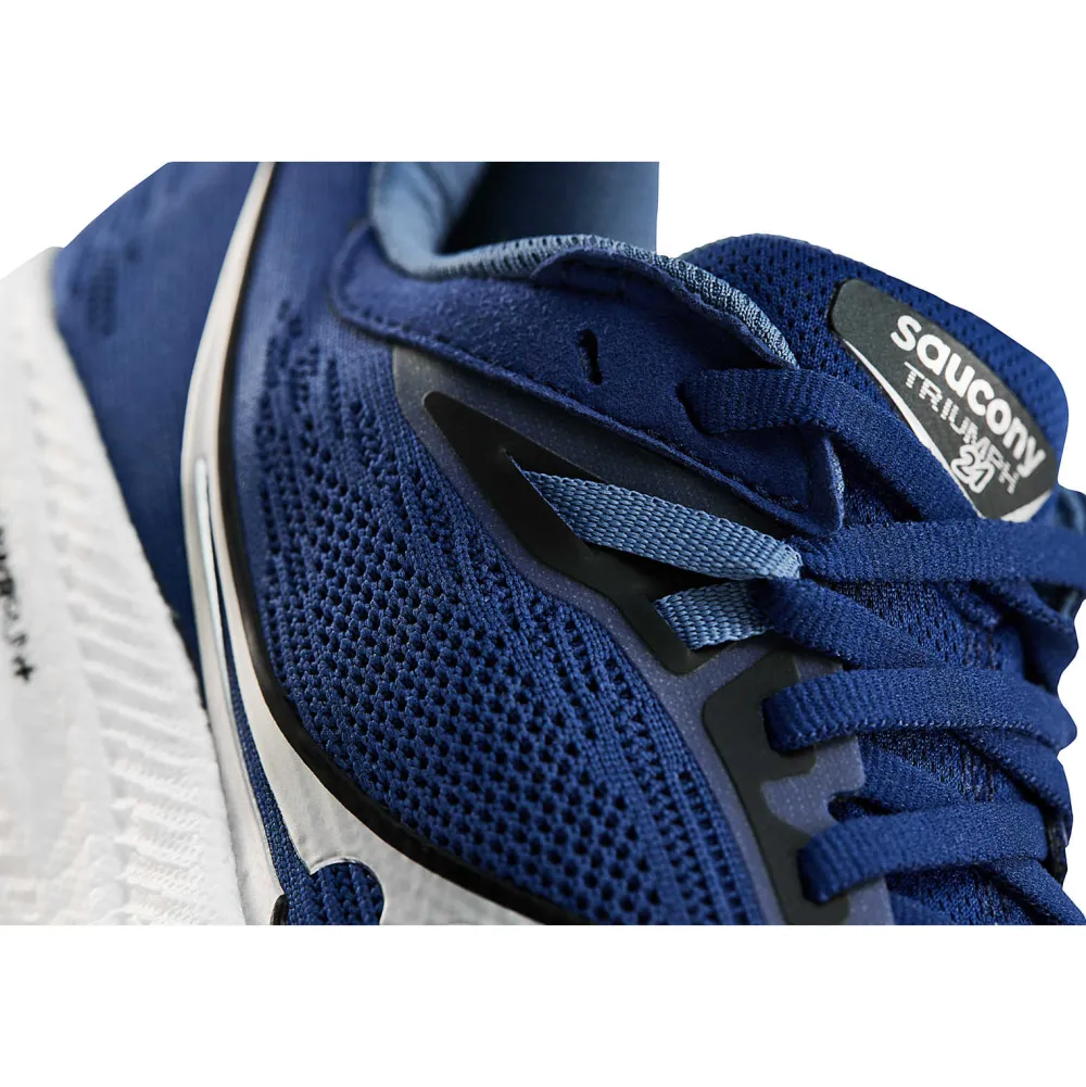 Saucony Heren Triumph 21 Indigo / Black|Heren Neutraal