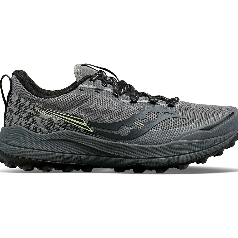 Saucony Heren Xodus Ultra 2 Gravel / Black|Heren Trail Running