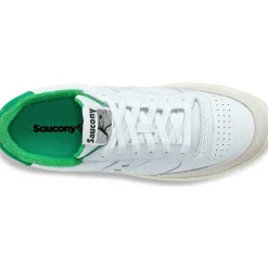 Saucony Jazz Court Athletic White / Green|Heren Jazz