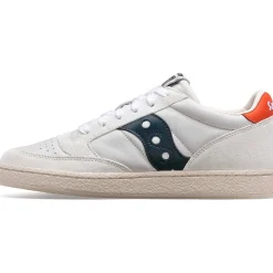 Saucony Jazz Court Premium White / White / Blue|Heren Jazz