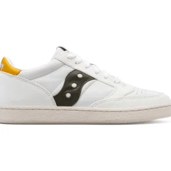 Saucony Jazz Court Premium White / White / Green|Heren Jazz