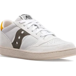 Saucony Jazz Court Premium White / White / Green|Heren Jazz