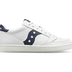 Saucony Jazz Court Pu White / Navy|Heren Jazz