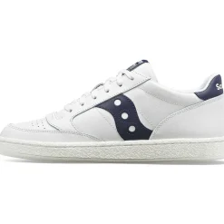 Saucony Jazz Court Pu White / Navy|Heren Jazz